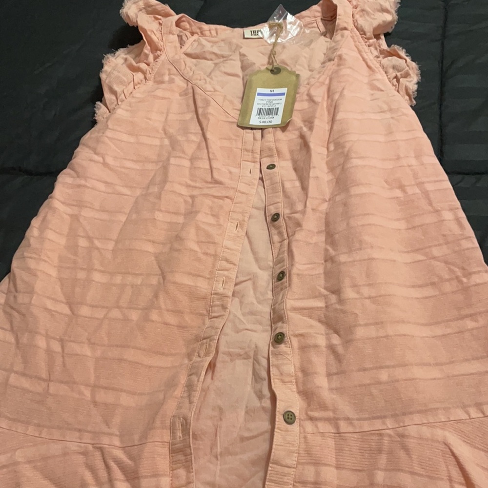 Pink Ruffle Dress - Picture 3 of 4